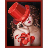 Рисунок на ткани (Бисер) КОНЁК арт. 9484 Миссис Икс 29х39 см Рисунок на ткани (Бисер) КОНЁК арт. 9484 Миссис Икс 29х39 см