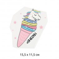 Термотрансфер арт.TBY.1326 Unicorn 15,5х11,5см, уп.10шт