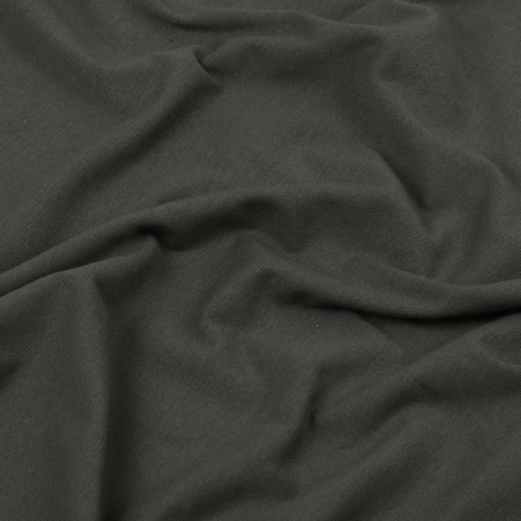 Ткань трикотаж Кулирка хлопок 145г опененд 100+100см серый 19-3905 уп.6м