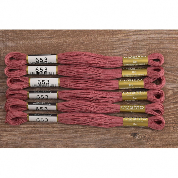 Мулине COSMO однотонный цвет 653 Мулине COSMO однотонный цвет 653