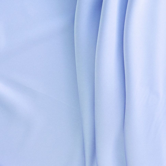 Ткань шелк Армани 90 г/м? 97% полиэстер, 3% спандекс шир.145 см арт.Р.26830.44 цв.44 голубой уп.25м