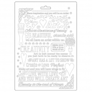 168573_Форма для мягких моделирующих паст "Ателье - письма"