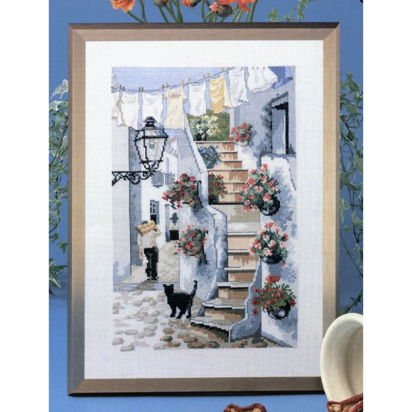 Набор для вышивания OEHLENSCHLAGER арт.76436 Лестница 32х45 см Набор для вышивания OEHLENSCHLAGER арт.76436 Лестница 32х45 см