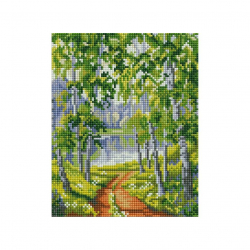 Набор Белоснежка для изготовления картин со стразами арт.БЛ.001-ST-PS Из рощи 20х25см