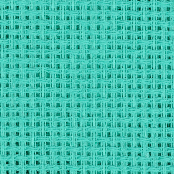 Канва для вышивания средняя арт.563(13) (10х55кл) 40х50см цв.бирюза