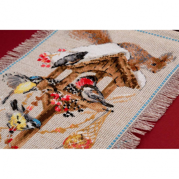 Набор для вышивания РИОЛИС арт.1751 Дача Зима 20х30 см Набор для вышивания РИОЛИС арт.1751 Дача Зима 20х30 см