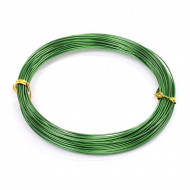 Проволока ? 1мм арт.ТВ-ALW-1 цв.25 зеленый рул.10м