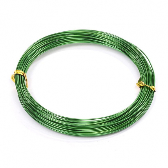 Проволока ? 1мм арт.ТВ-ALW-1 цв.25 зеленый рул.10м Проволока ? 1мм арт.ТВ-ALW-1 цв.25 зеленый рул.10м