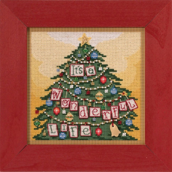 Набор для вышивания бисером MILL HILL Это замечательная жизнь 13,33х13,33 см