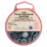 105680_Кнопки пластиковые, 12,4 мм, цвет темно-синий 105680_Кнопки пластиковые, 12,4 мм, цвет темно-синий