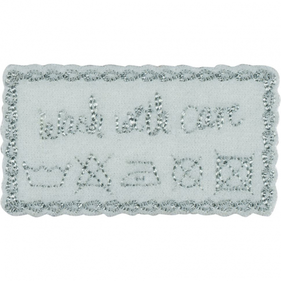 Термоаппликация "Стирать с осторожностью"