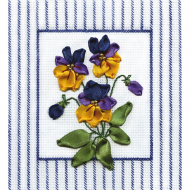 Набор для вышивания PANNA арт. C-0435 Дыхание весны 13,5х14 см Набор для вышивания PANNA арт. C-0435 Дыхание весны 13,5х14 см