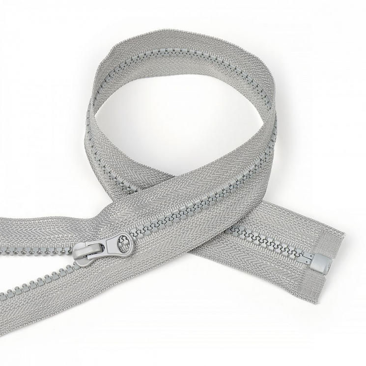 Молния MaxZipper трактор №5 1 замок усил.зв., 40см, цв.S204 серый уп.50шт