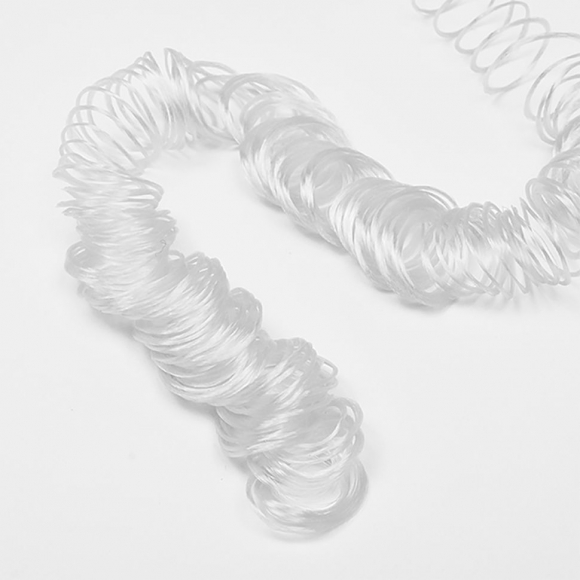 Волосы для кукол арт.КЛ.22445 кудряшки длина уп.180см цв.белый Волосы для кукол арт.КЛ.22445 кудряшки длина уп.180см цв.белый