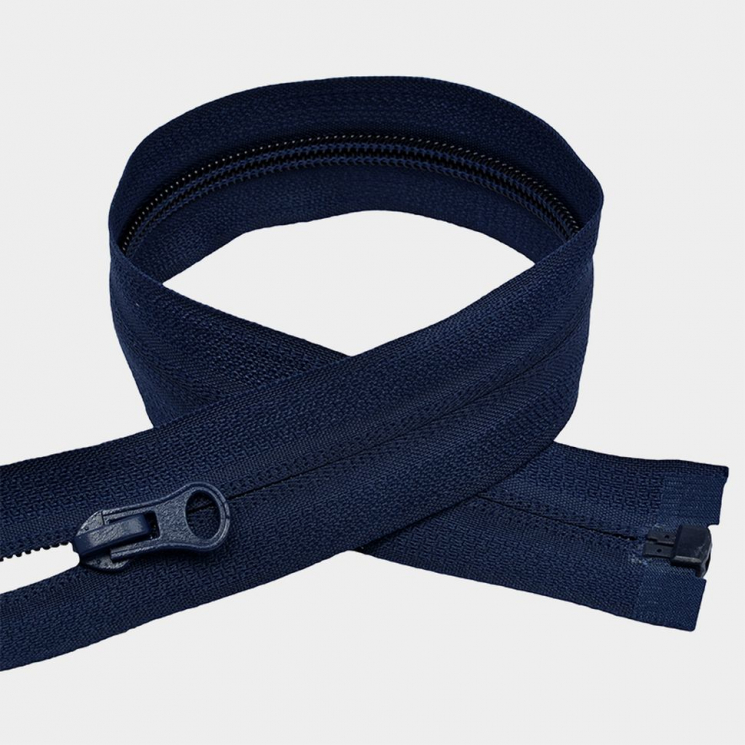 Молния MaxZipper пласт. спираль №7 скрытая 75см цв.F330 синий уп.50шт