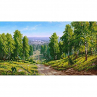 Рисунок на ткани (Бисер) КОНЁК арт. 1444 Глубинка 25х45 см