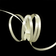 Лента атласная 3мм цв.3004 св.кремовый IDEAL уп.100 м