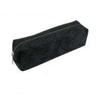 189540_Пенал для ручек "Pencil Case" на молнии, 22 х 7 х 7 см, вельвет, цвет черный