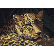 Набор для вышивания мулине НИТЕКС арт.0065 Гепард 34,5х24,5 см