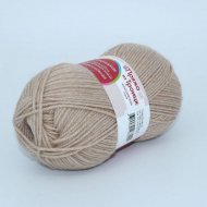 Пряжа для вязания ТРО Подмосковная (50% шерсть, 50% акрил) 10х100г/250м цв.0003 св.бежевый