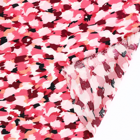 Ткань Софт 105 г кв.м 97% полиэстер, 3% спандекс шир.150 см арт.TBY.M332.5 цв.5 розовый уп.5м