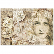 114860_Бумага рисовая "Лица и кружева"