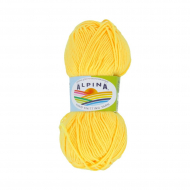 Пряжа ALPINA TOMMY (100% микнес) 10х50г/138м цв.006 желтый