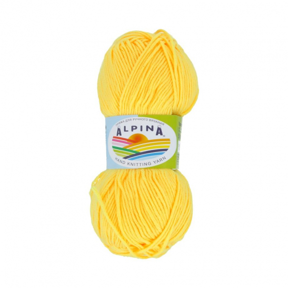 Пряжа ALPINA TOMMY (100% микнес) 10х50г/138м цв.006 желтый