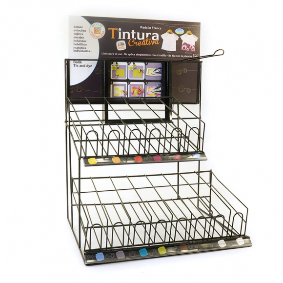 106011_Стенд для текстильных красок-спреев "Teinture Creative"