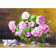 Набор для вышивания бисером МАТРЕНИН ПОСАД арт.37х49 - 0031/Б Розовый аромат