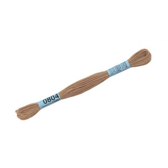 Нитки для вышивания Gamma мулине (0207-0819) 100% хлопок 24 x 8 м цв.0804 песочный