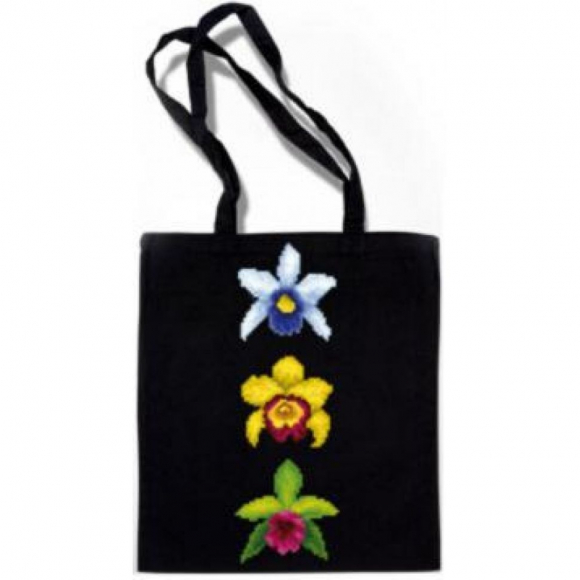 Схема для вышивания крестом на водораствор. канве ЧАРИВНА МИТЬ арт.ВРК-07 Тропический аромат 6,9х6,9 см