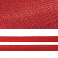Косая бейка TBY атласная шир.15мм цв.F162 красный уп.132 м