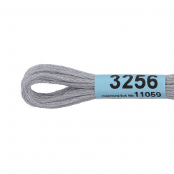 Нитки для вышивания Gamma мулине (3173-6115) 100% хлопок 24 x 8 м цв.3256 серый