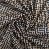 Ткань Костюмная 229 г/м? 55% полиэстер,  16% акрил, 15% вискоза, 12% шерсть, 2% эластан шир.140 см арт.Р.31429.03 цв.03 коричневый рул.60м