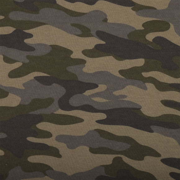 Ткань футер 3х нитка петля гл/крашеный диагональ 320г/м?  80%хб 20%пэ  шир.190см арт.ШН-3208020-КМФ цв.хаки рул. 35-60м (1кг-1,6м)