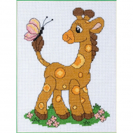 Набор для вышивания KLART арт. 8-004 Жирафик 16х22 см