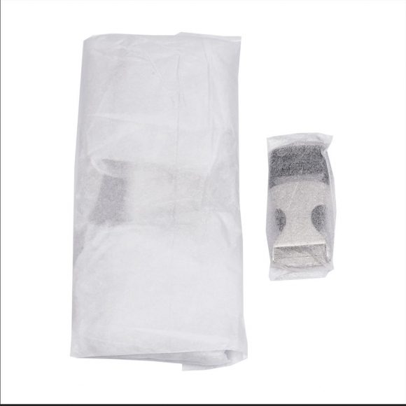 Пряжка-фастекс металл/пластик 20мм TBY-E1324 48,8x23,5мм цв. никель/черный уп.6шт