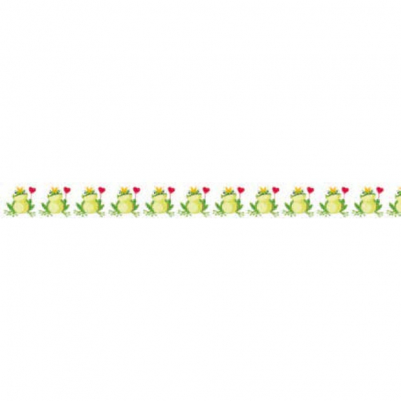 80270_Декоративная клеевая лента "Лягушки" 80270_Декоративная клеевая лента "Лягушки"