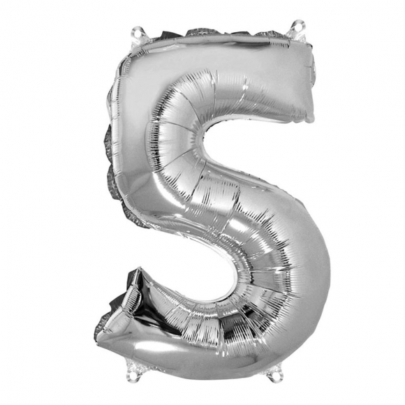 127616_Шар-цифра "5"