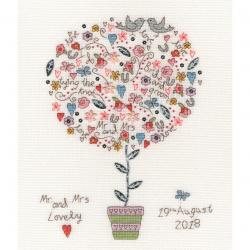 Набор для вышивания Bothy Threads арт.XKA16 Love Vows (Клятвы любви) 24х28 см