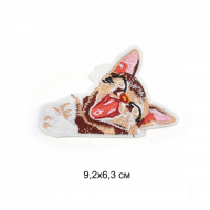 Термоаппликации арт.TBY.2275 Котенок 9,2х6,3см, уп.10шт