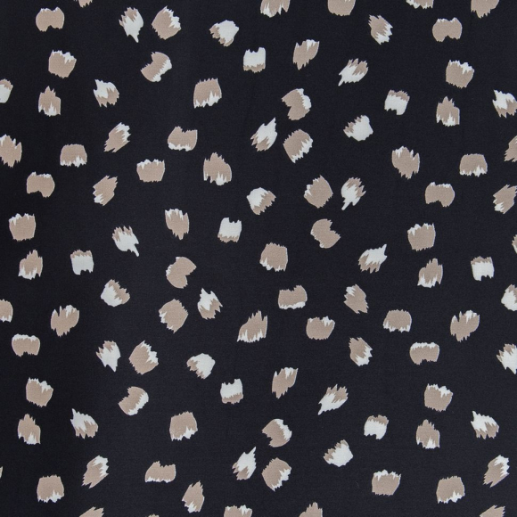 Ткань шелк Армани 90 г/м? 97% полиэстер, 3% спандекс шир.148 см арт.Р.39600.01 цв.01 черный рул.25м