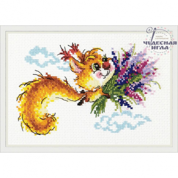 Набор для вышивания ЧУДЕСНАЯ ИГЛА арт.26-22 Лечу к тебе 17х11 см