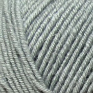 Пряжа для вязания ПЕХ Народная (30% шерсть, 70% акрил) 5х100г/220м цв.008 св.серый
