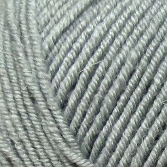 Пряжа для вязания ПЕХ Народная (30% шерсть, 70% акрил) 5х100г/220м цв.008 св.серый