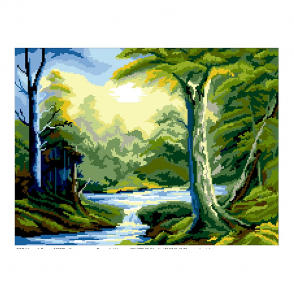 Набор для вышивания мулине НИТЕКС арт.2005 48х33 см