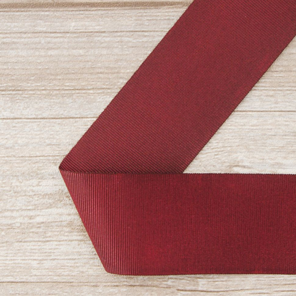 181906_Лента репсовая SAFISA, 50 мм, 25 м, цвет 30 бордовый 181906_Лента репсовая SAFISA, 50 мм, 25 м, цвет 30 бордовый