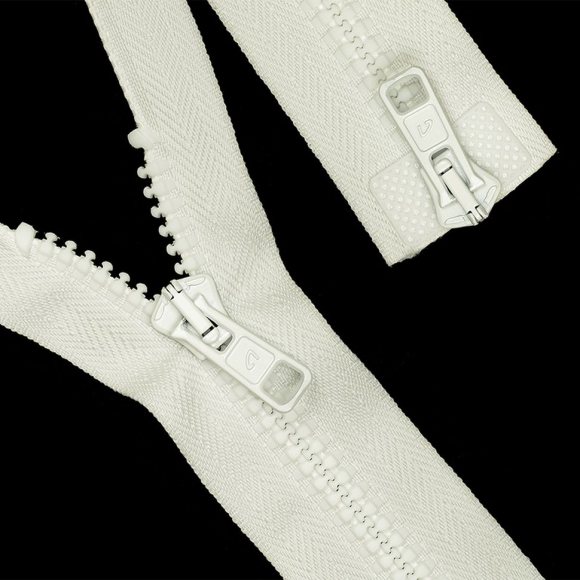 Молния трактор ARTA-F.2077 Т5(6) 2 замка 110см цв.001 белый уп.10шт