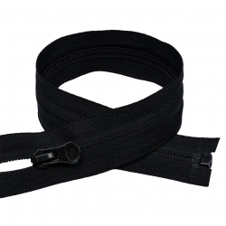 Молния MaxZipper пласт. спираль №7 80см цв.F322 черный уп.50шт